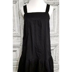 Vince black embroidered sundress